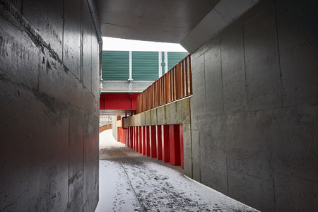 Architectural details and shapes in the city's landscapeの写真素材