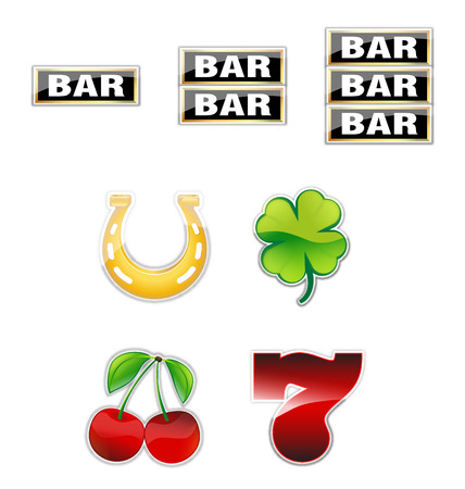 Casino game icon.のイラスト素材