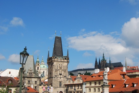 prague,capital of czech repulic, with its palaces, bridges and castlesの写真素材