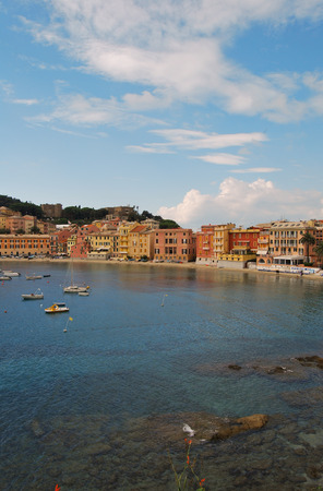 The Bay of Silence in Sestri Levante, Italy の写真素材