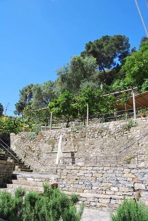 Camogli and Portofino promontoryの写真素材