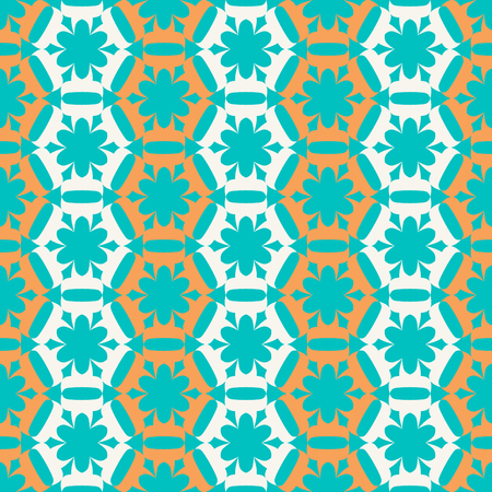 Stylized floral seamless stripes patternのイラスト素材