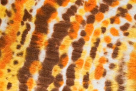 Bright colors striped abstract hand painted tie dye texture. Folk style design. Creative background...