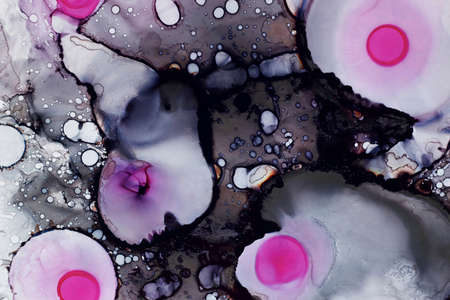 Abstract splatter hand painted alcohol Ink texture. Creative background for your design