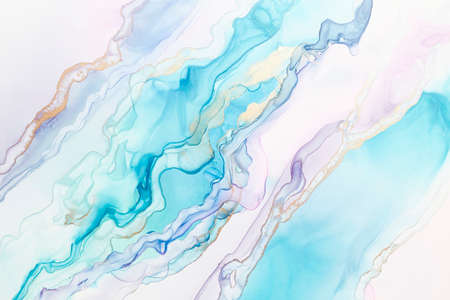 Abstract hand painted alcohol ink texture. Creative background for your design