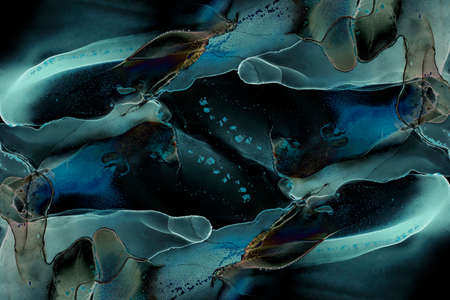 Dark abstract hand-drawn with digital processing texture. Creative background for textile, fabric,...