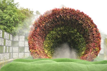 Arch of flowers, chiangmai thailandのeditorial素材