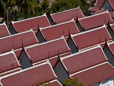 Thai-style roof の写真素材