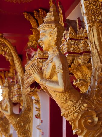 Scroll art of Thailand の写真素材