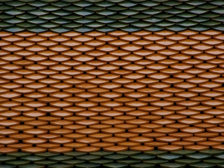 tile roofの写真素材