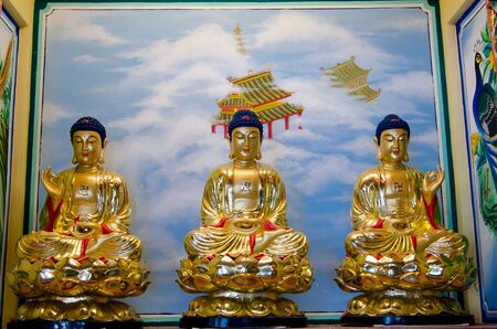 Buddha represents Buddha  The popular public Buddhists jointly created by the Council during worship の写真素材