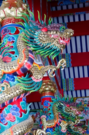 Dragons are magical creatures known in the literature of China  The motto of the Chinese tend to be  Dragon is God  And as a symbol of auspiciousness の写真素材