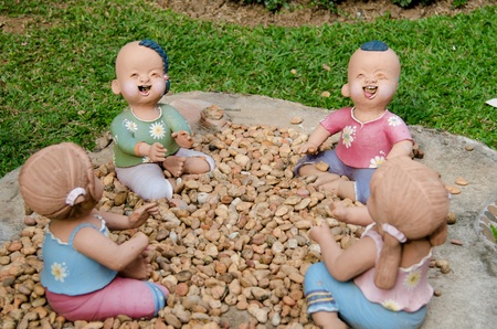 Baby Dolls in Thailandの写真素材