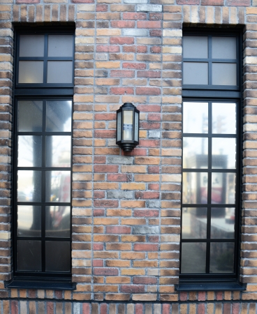 Light on wallの写真素材