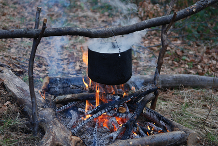 Fire placeの写真素材