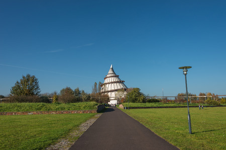 Elbauenpark Millennium Tower of Science and Technology in Magdeburg, Germany, 2014のeditorial素材