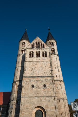 Monastery "Kloster Unser Lieben Frauen" in Magdeburg, Germany, summer 2014の写真素材