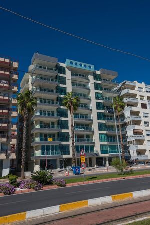 Modern cityscape and nature of beautiful Antalya, Turkey, 2014のeditorial素材