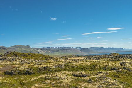 Icelandic colorful landscape on Iceland, summer, 2016の写真素材