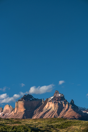 Peaks of Torres del Paine, National Park, Patagonia, Chileの写真素材