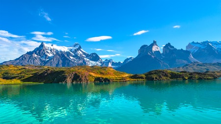 Peaks of Torres del Paine, National Park, Patagonia, Chileの写真素材