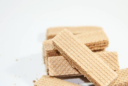 wafer seems the general review on a white background.の写真素材