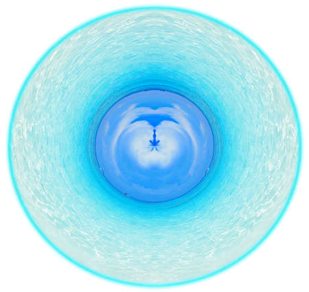 360 degree little planetの写真素材