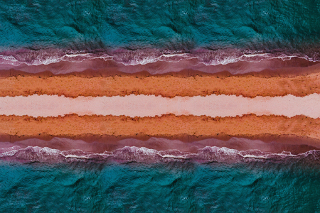 Beautiful ocean waves used to create a background.
Photos of waves in the sea.の写真素材