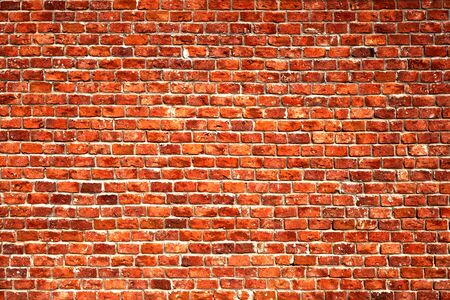 Picture of brick wall used as background, text inputの写真素材