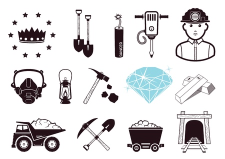Miners setのイラスト素材