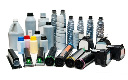 Spare parts, ink, toners and cartridges for printers, scannersの写真素材
