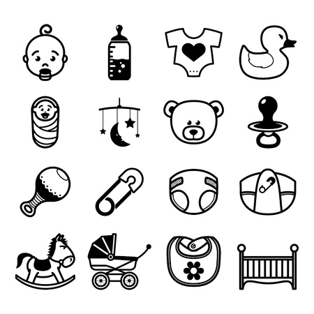 Baby setのイラスト素材