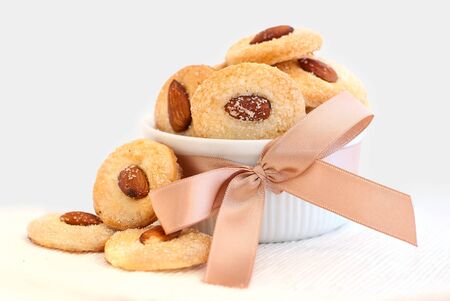 almond cookieの写真素材