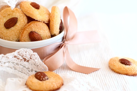 almond cookieの写真素材