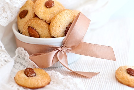 almond cookieの写真素材