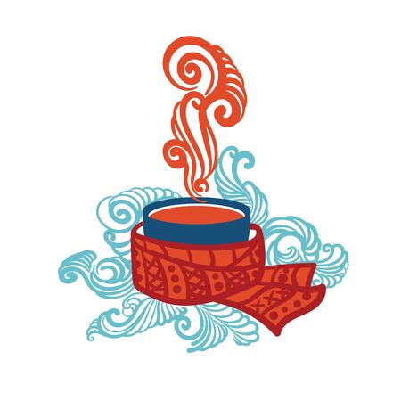 Hot drinkのイラスト素材