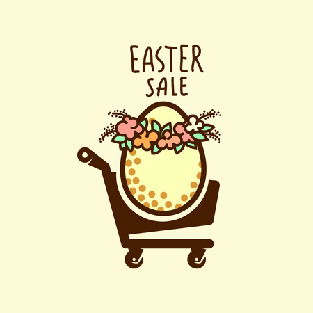 Easter sale designのイラスト素材