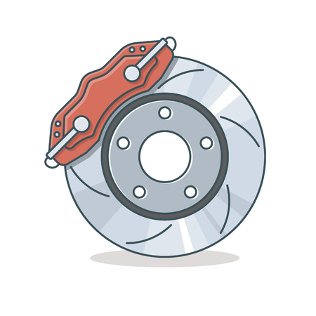 Brake disc iconのイラスト素材