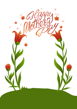card design for Mothers Dayのイラスト素材