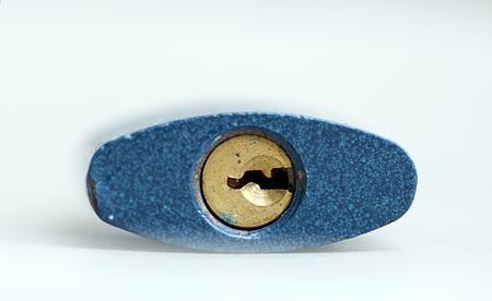 padlock keyholeの写真素材