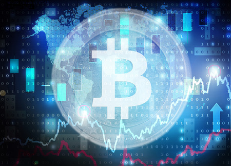 bitcoinの写真素材