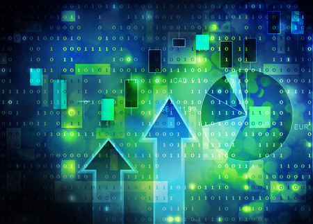 stock market chartの写真素材