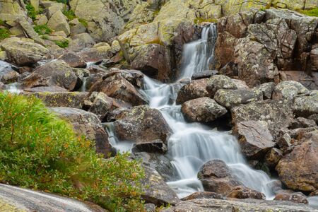 mountain creek waterfallの写真素材