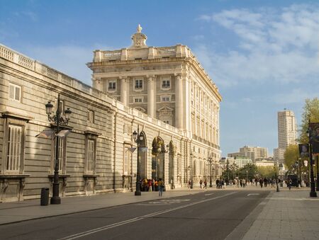 palacio real madridの写真素材