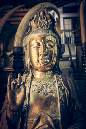 buddha statue indiaの写真素材