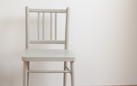 one chair in empty roomの写真素材