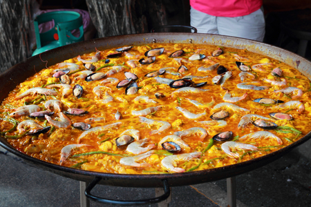 paella spanish risottoの写真素材