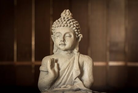 buddha sculpture meditation conceptの写真素材