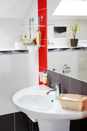 contemporary bathroom interiorの写真素材
