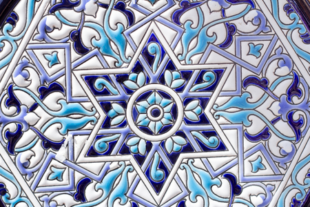 andalusian ceramic closeupの写真素材
